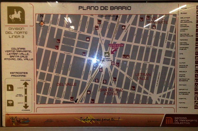 Neighborhood maps like this are at every station. They also show the landmarks and places of interest nearby, like hospitals, museums and such. Use them!