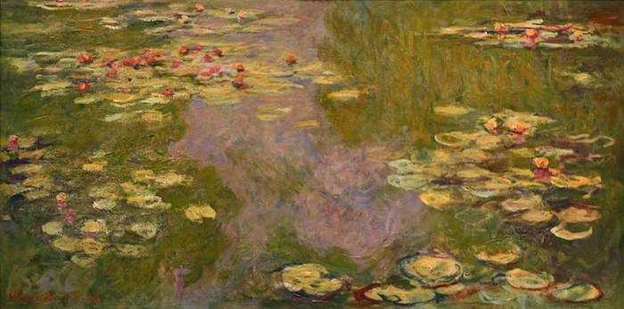 Monet's various water lily paintings can be viewed in the Orangerie Mueum, Marmottan Museum, and the Orsay Museum in Paris.