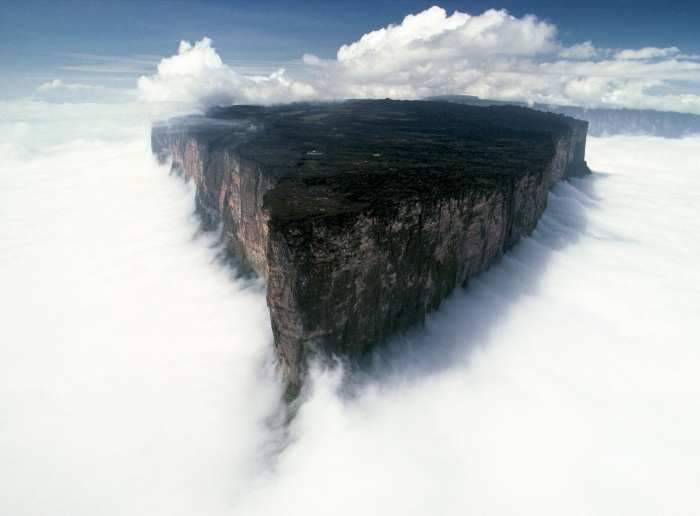 Magical clouds surrounding Mount Roraima.
