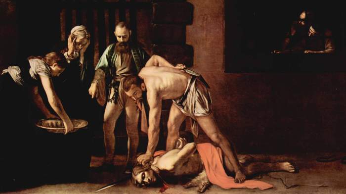 Caravaggio's Beheading of St John the Baptist