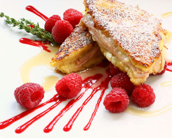 I bet your breakfast doesn't look this good at home. From the actual kitchens of the Pomegranate Inn.