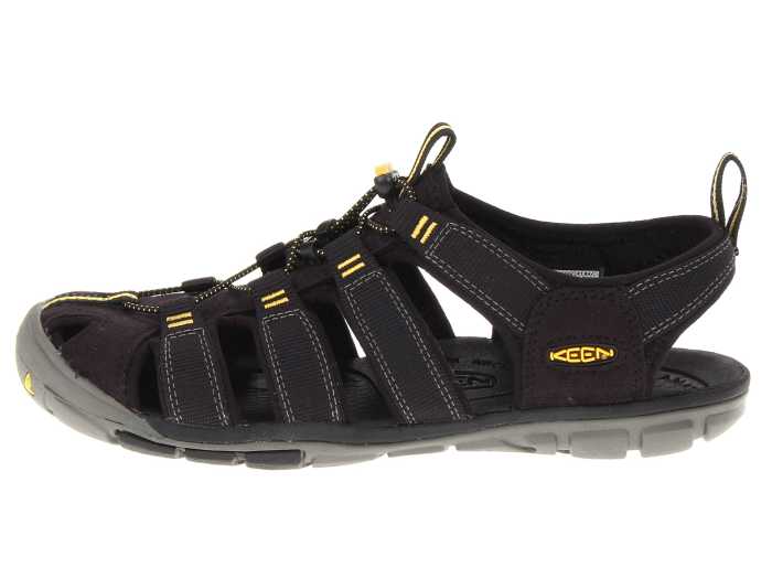The Keen Clearwater CNX is a waterproof, slip resistant adventure sandal with a flexible sole that allows a "free" foot sensation while providing necessary arch support.