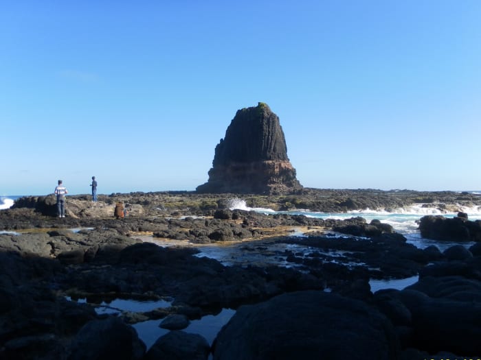 The Pulpit Rock and Devil's Desk. A beautiful place but dangerous during high tides and unpredictable weather conditions.