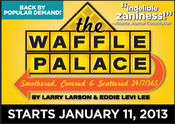 "The Waffle Palace," Horizon's current show as of writing, seems to be a comic hit for the theatre. Image courtesy of Horizon Theatre.