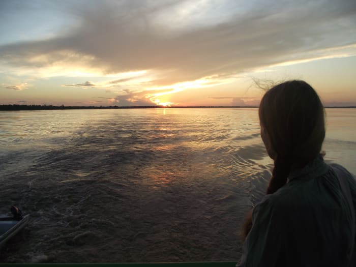 A river sunset near Manaus is a sight to behold. The wondrous skies and reflections on the Amazon will take your breath away.