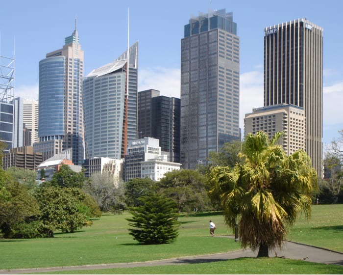 An oasis in the midst of a concrete jungle - the Royal Botanic Garden
