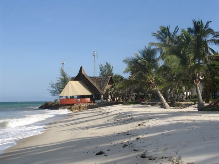 A Beach in the Kenyan Coast