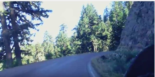 Image capture from youtube video that felt similar to our experience on Bear Camp Road in the Oregon wilderness