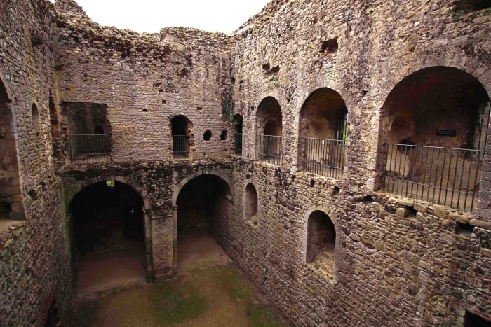 The Great Hall, once the venue for great feasts attended by such dignitories as Edward II and the Black Prince
