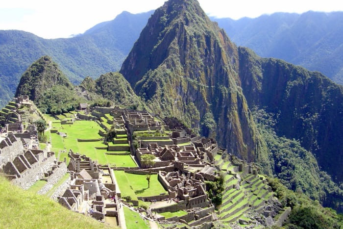 This classic view of Machu Picchu captures the spirit of this ancient site so beloved by tourists and archaeologists alike.