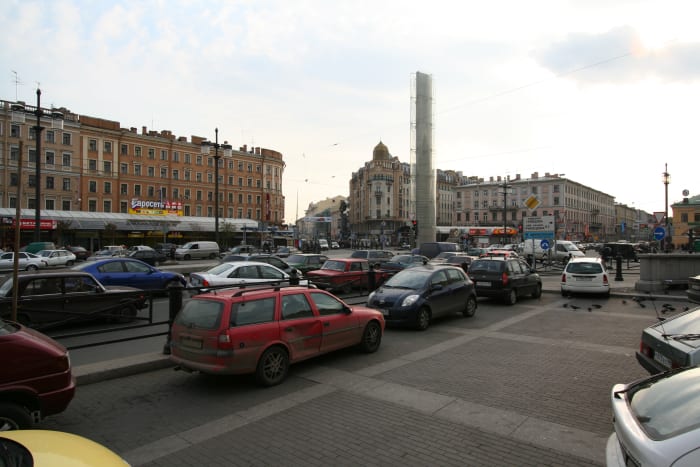 Today the Sennaya square is still a bustling area with merchant stalls, three metro stations and colorful characters of all kinds.