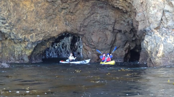 Exploring the sea caves of Channel Islands National Park via kayak is an unforgettable experience.