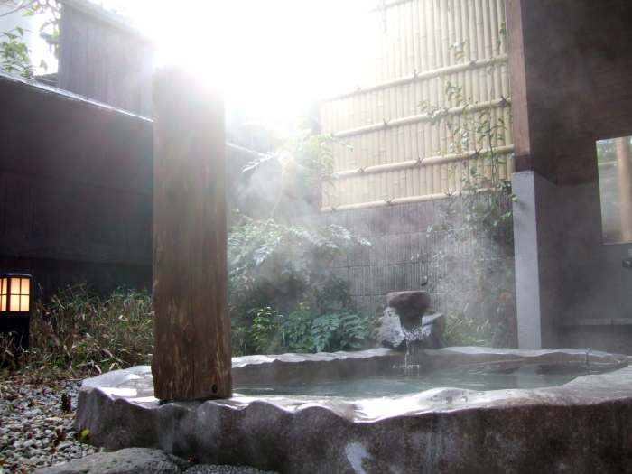A Japanese onsen