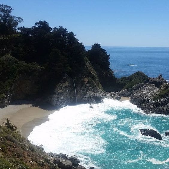 Pfeiffer Big Sur State Park is a huge preserve with more than 1,000 acres of coastal wilderness.