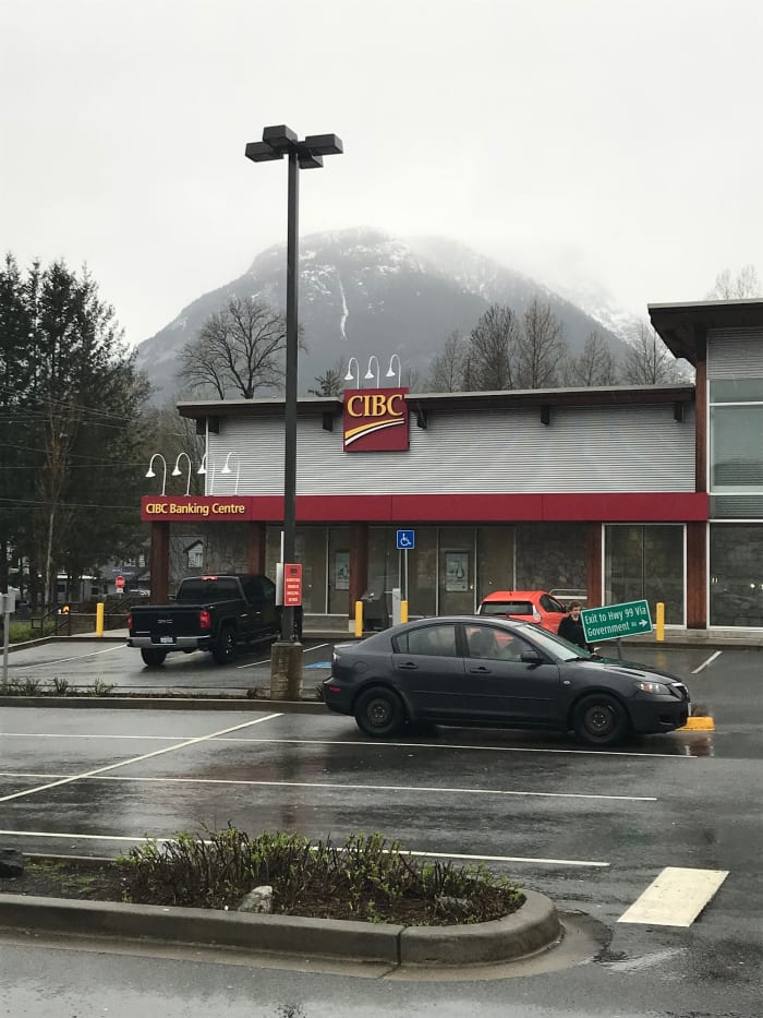 This is what the view looks like as you head into Whistler, BC. You feel like an extra in Akira Kurosawa's 1985 film Ran.