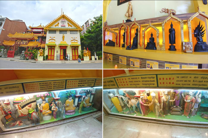 Visitors familiar with Theravada Buddhism would immediately recognize Thai influences in the architectural style of Sakya Muni Buddha Gaya Temple.