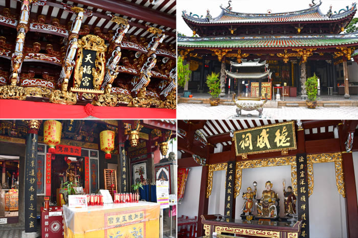 Like many other Singaporean Chinese temples, Thian Hock Keng consists of various structures surrounding a central courtyard.