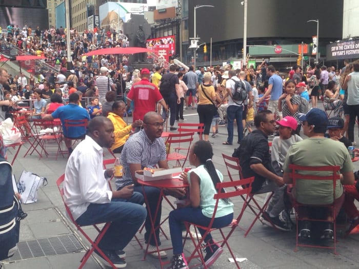 People watching is one of the cool things to do in NYC that is also totally free.