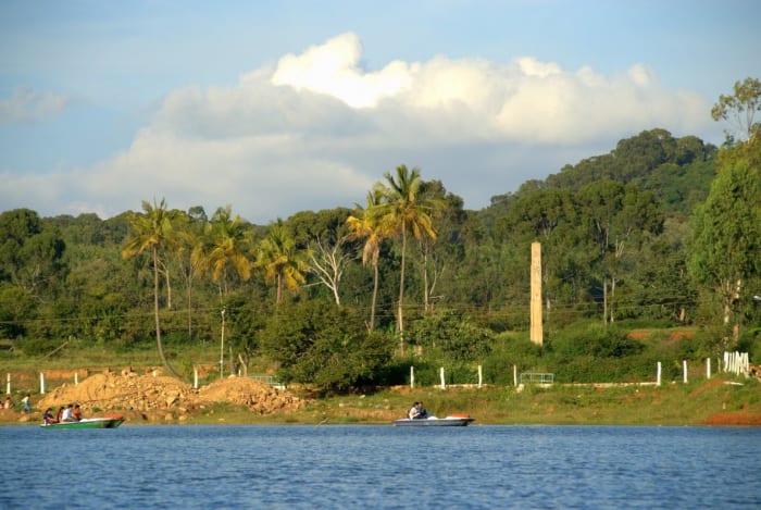 Yelagiri Lake on a sunny day