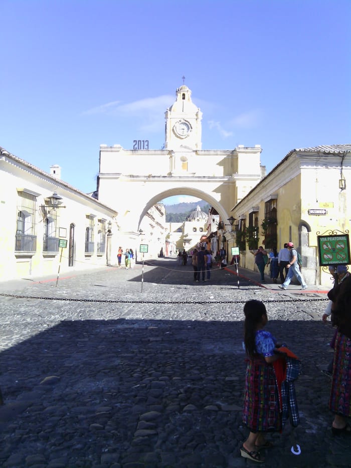 I apologize for the quality, my camera wasn't great at the time. My favorite picture of this ancient city and a little girl in her traditional outfit.