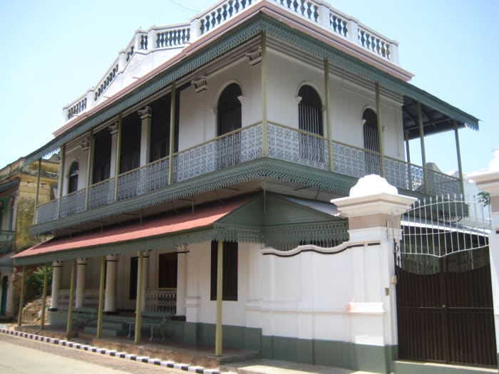 A house based on Franco-Tamil architecture.