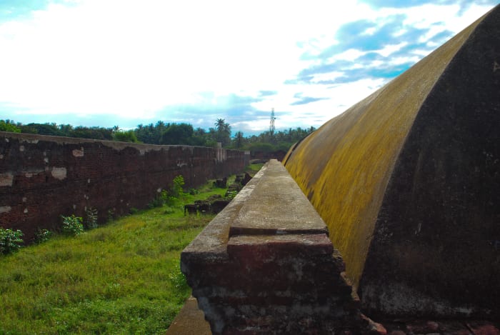 A view inside Danish Fort, Sadras