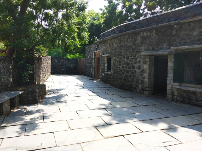 The Front Courtyard of Ilkal Weaver's House