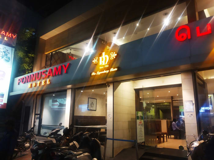 Ponnusamy Hotel, TTK Road