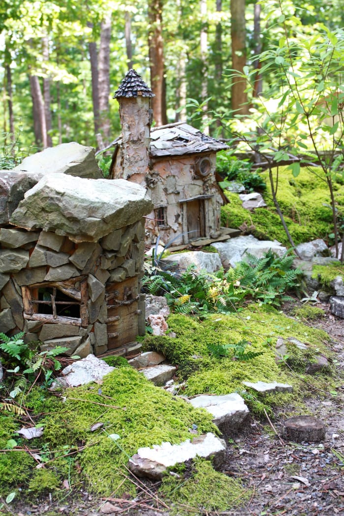 Constructing a fairy garden together is a great way to get your children involved with and learning about the goddess Danu.