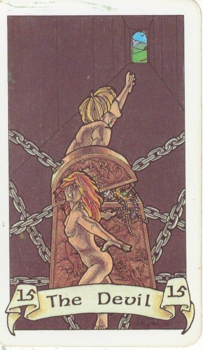 The Robin Wood Devil - the absolute best depiction of the Devil card I have ever encountered.