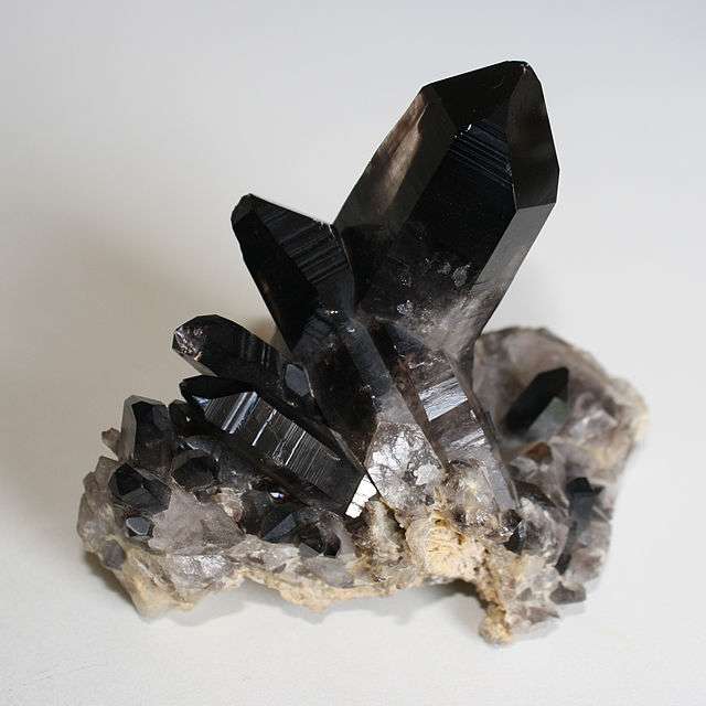 Morion is a form of quartz that has been exposed to natural radiation.
