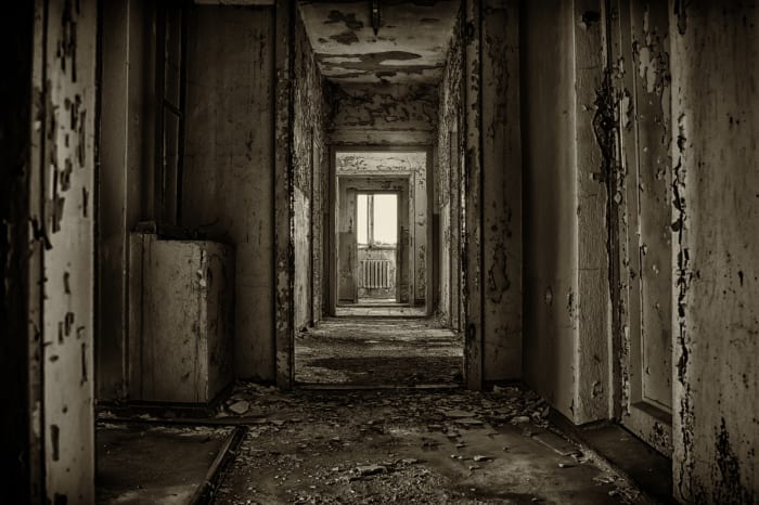 Hallways in dreams connect us to different parts of self. A neglected or rundown hallway hints at a need for self-care and increased self-reflection.
