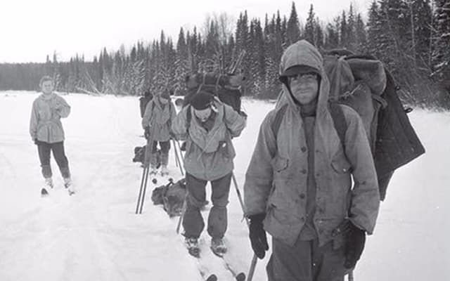 This is one of the photos taken by the group during their trek. (Photo from one of the cameras found at the scene.)
