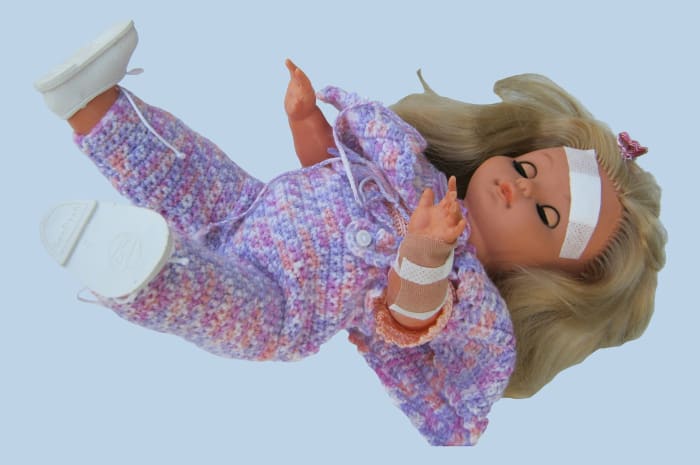 You don't have to put bandages on your healing spell poppet, but if it's appropriate, do it.