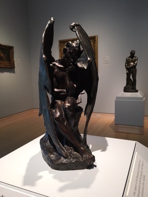Satan (Jean-Jacque Feuchere 1807-1852) – photo of sculpture taken by author at Indianapolis Museum of Art.