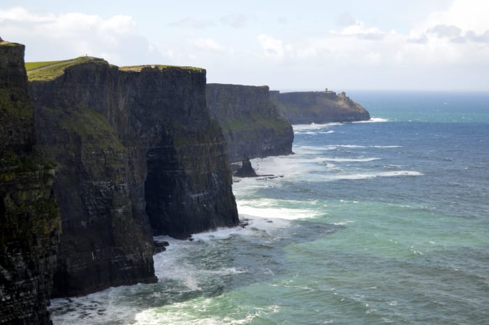 No photo can do justice to the massive Cliffs of Moher, one of the most popular tourist attractions in Ireland.