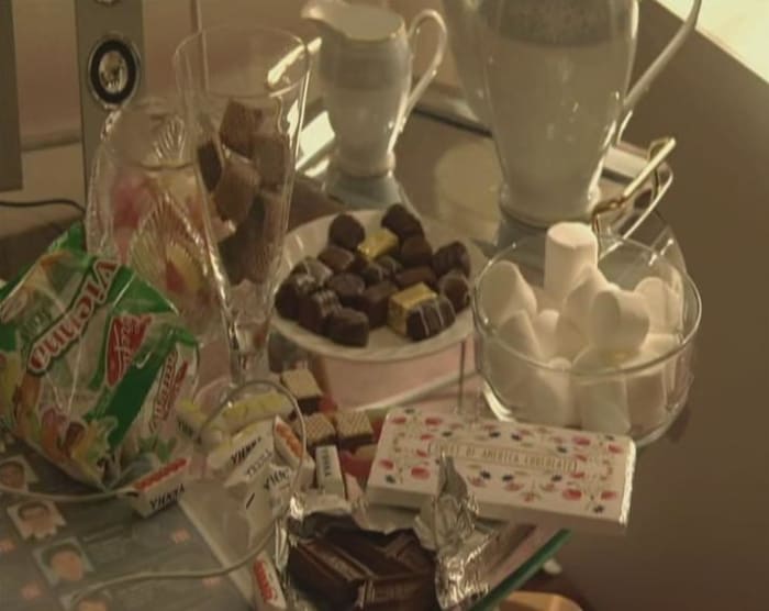 L seems to live entirely off of candy, fruits and other sweet, sugar-filled foods and beverages.