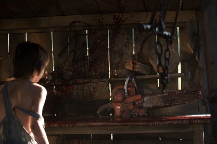 Origin stories are all about how something came to be. Where this chainsaw came from is answered straight away.