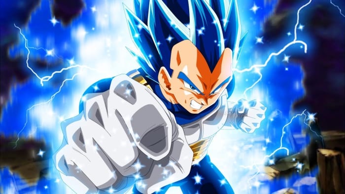 Super Saiyan kék evolúció Vegeta