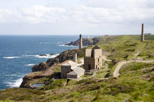While parts of this mining complex have fallen into disrepair, a functional steam-driven beam engine—the only of its kind in the world—remains intact.