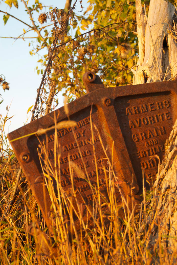 More old farming tools left in the fields on the eastern side of Brawner Farm. Take a hike on the Loop Trail to find plenty of antique tools.
