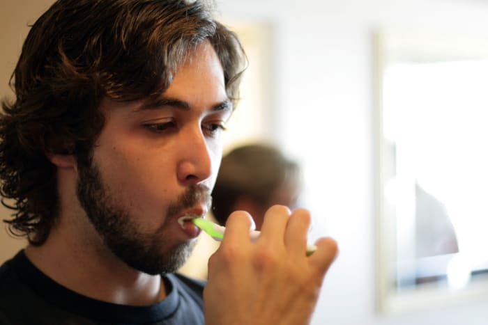 Brazilians bring toothbrushes and paste with them so they can brush their teeth up to four times a day, including after lunch.