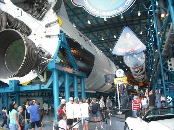 The Kennedy Space Center Visitors' Center is an enormous complex that holds some of the most exciting space-exploration artifacts imaginable.