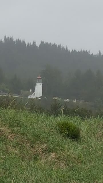 The Umpqua Lighthouse guards the entrance to Winchester Bay. It is open to the public for tours.