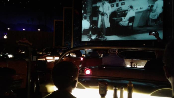 Eating at one of Disney's highly themed restaurants, like the Sci-Fi Dine In Theater, is a highlight for many teens.