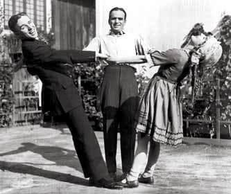 Charlie Chaplin, Douglas Fairbanks and Mary Pickford, on top of the world in 1921 after forming United Artists.