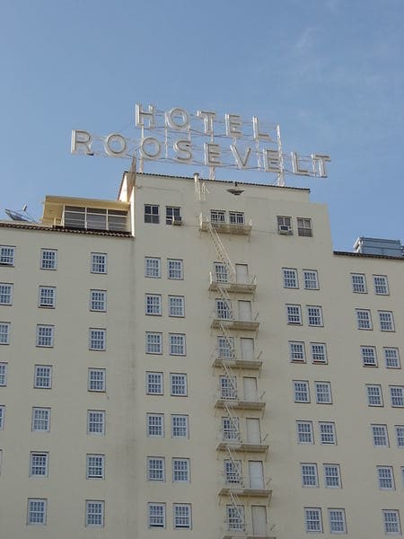The Roosevelt Hotel has long sat on Hollywood Boulevard near Hollywood High School and Grauman's Chinese Theater