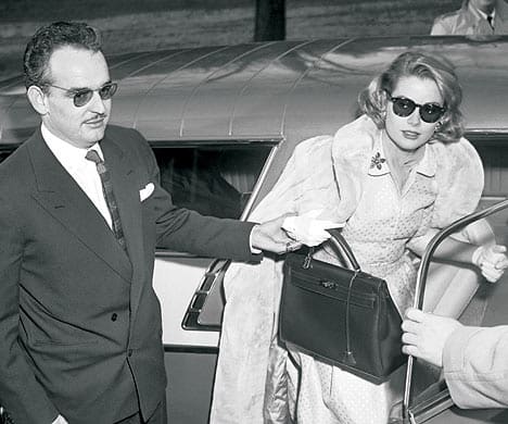 Princess Grace used her favorite Hermes handbag to hide her pregnant tummy, after which the bad was named the "Kelly" in her honor.