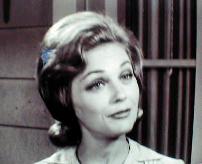 THE GORGEOUS JOANNA MOORE GAVE ME A THRILL GOING UP MY LEG AS PEGGY MCMILLAN, FIRST GIRLFRIEND OF ANDY TAYLOR