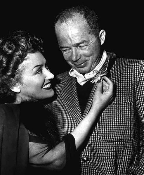 Billy Wilder with Gloria Swanson (c. 1950)